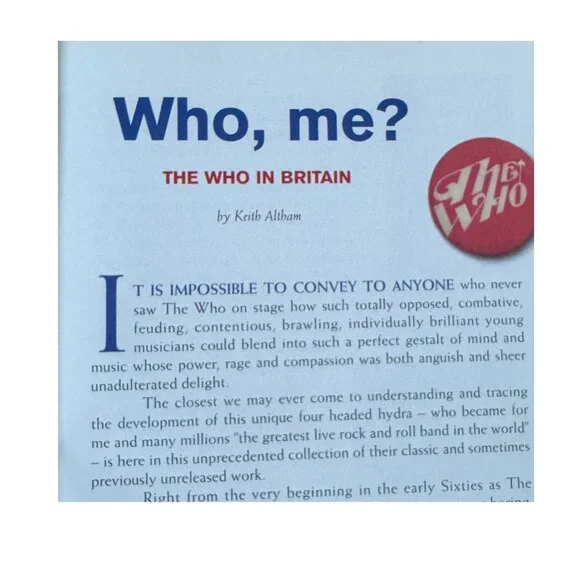 The Who Thirty Years of Maximum R&B Booklet MCA Records Paperback 1994 - Picture 7 of 8